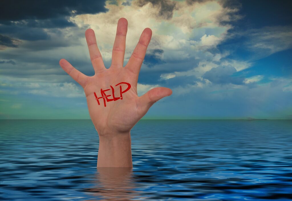Hand up for help