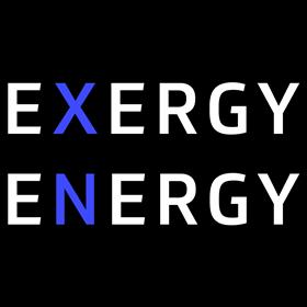 exergy energy black logo